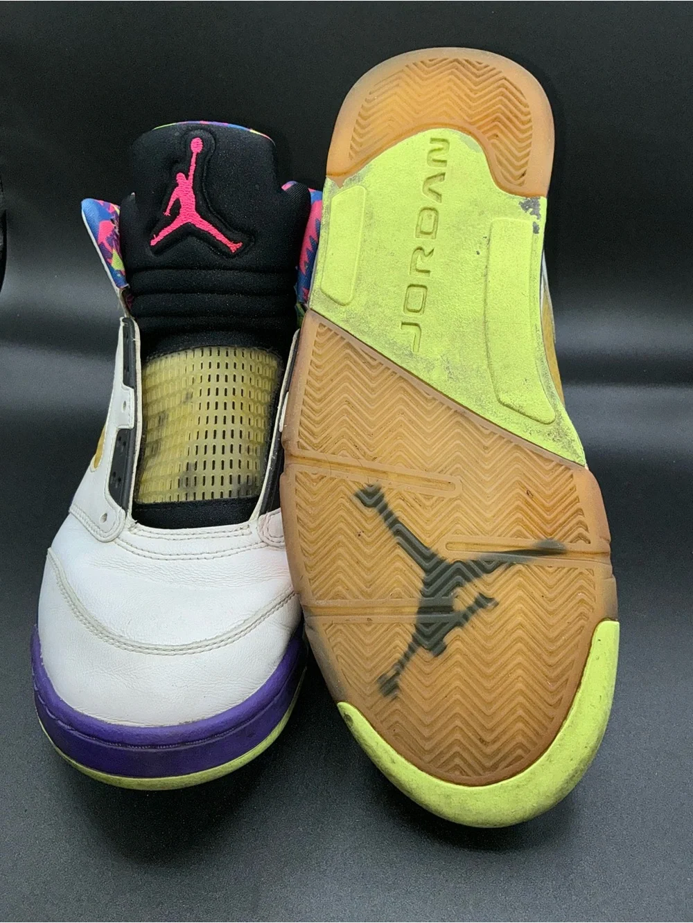 Jordan Air Jordan 5 Retro Alternate Bel-Air 2020 White/Purple DB3335-100 (US 10)